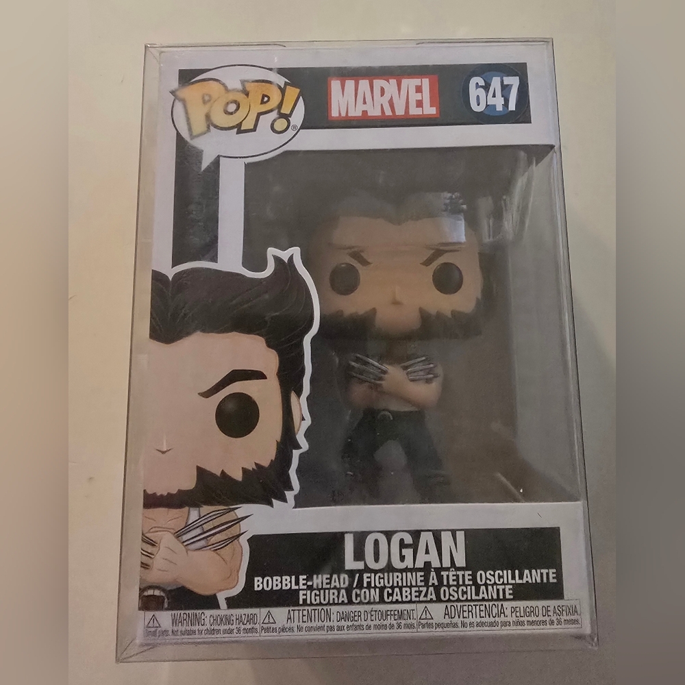 Marvel Logan Pop! Vinyl Figure in Black and Brown 647